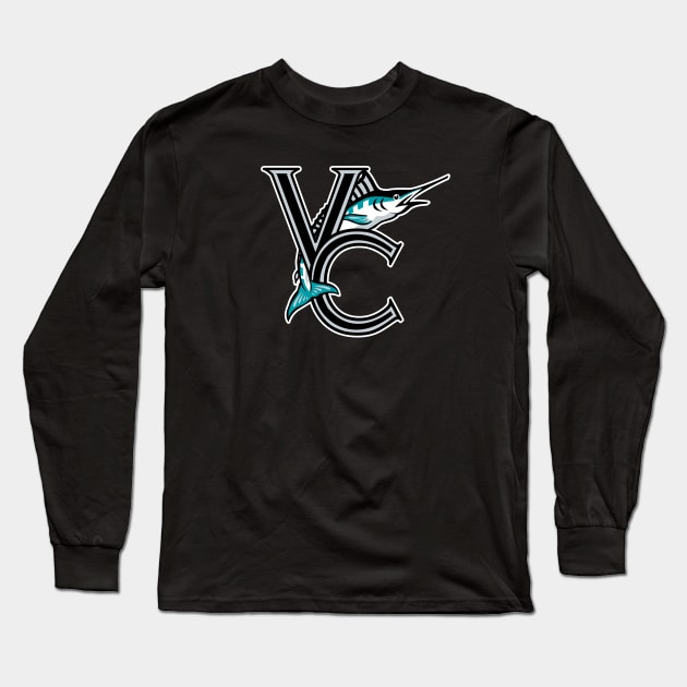 Vice City Marlins Long Sleeve T-Shirt by Fish & Cats Shop